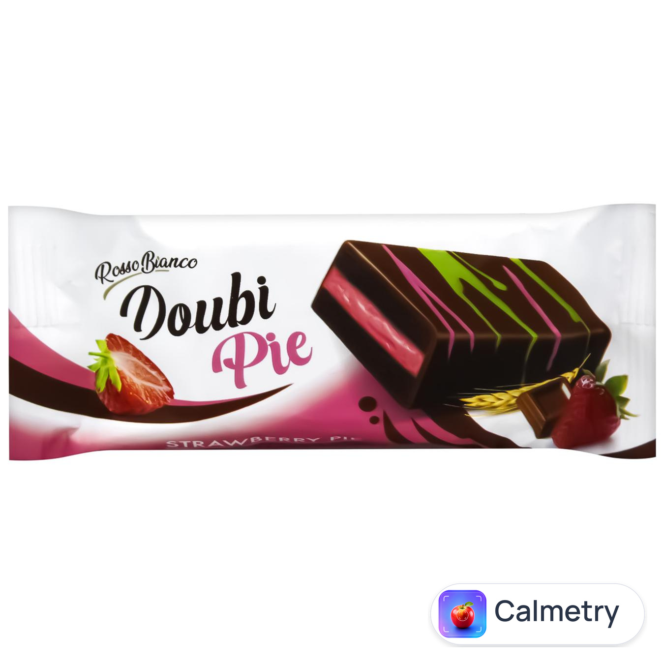 Пиріг Rosso Bianco Doubi Pie з полуницею 40г