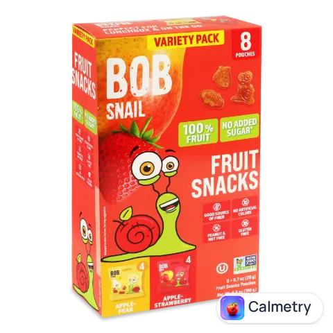 Набір снеків Bob Snail ябл-груша та ябл-полуниця