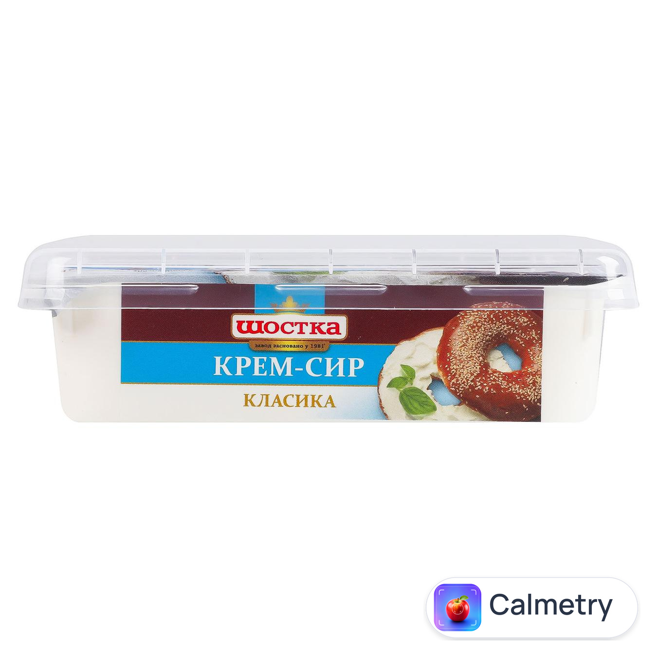 Продукт сирковий Шостка Крем-сир Класика термізований 18% 160г — фото продукту