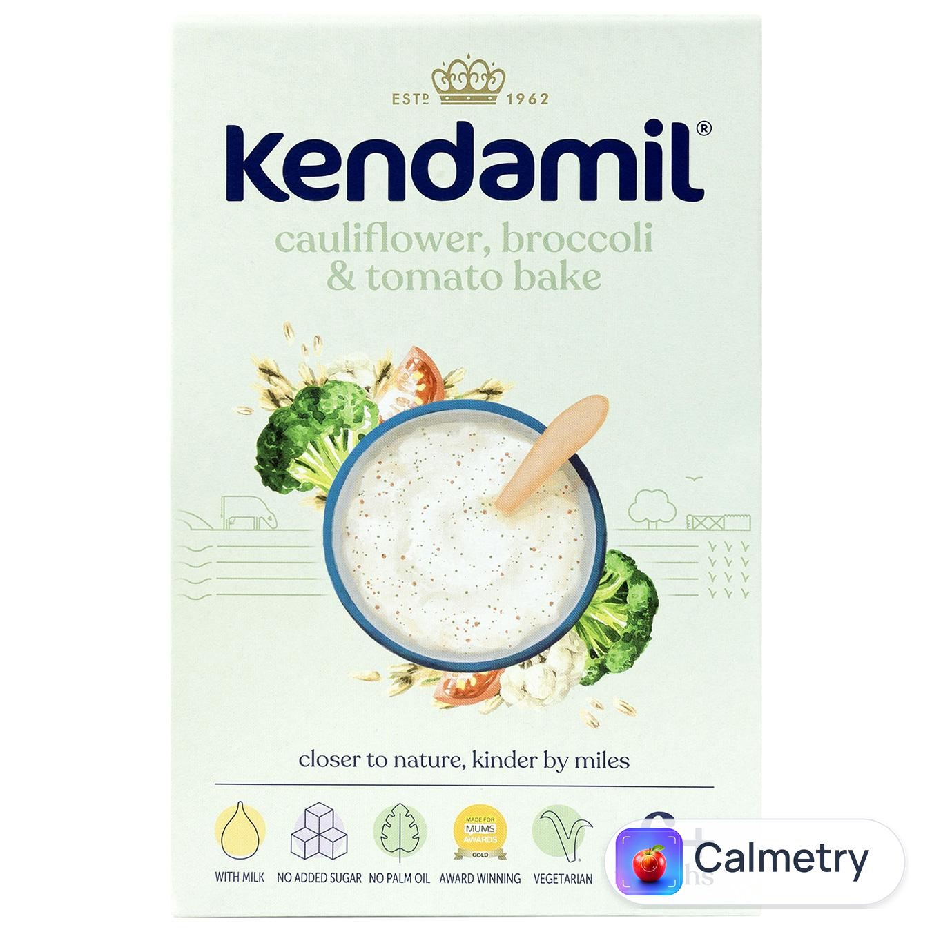 Каша Kendamil молочна з овочами 150г