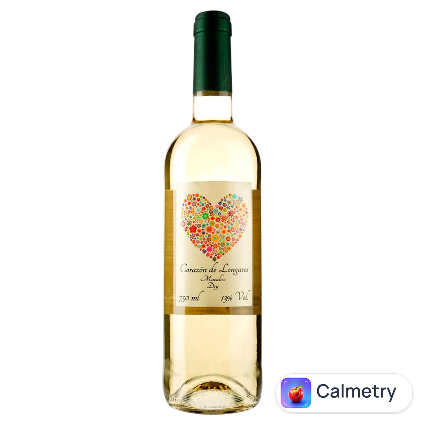 Вино Corazon de Longares Macadeo Dry біле сухе 13% 0,75л