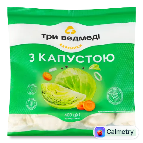 Вареники «Три Ведмеді» з капустою