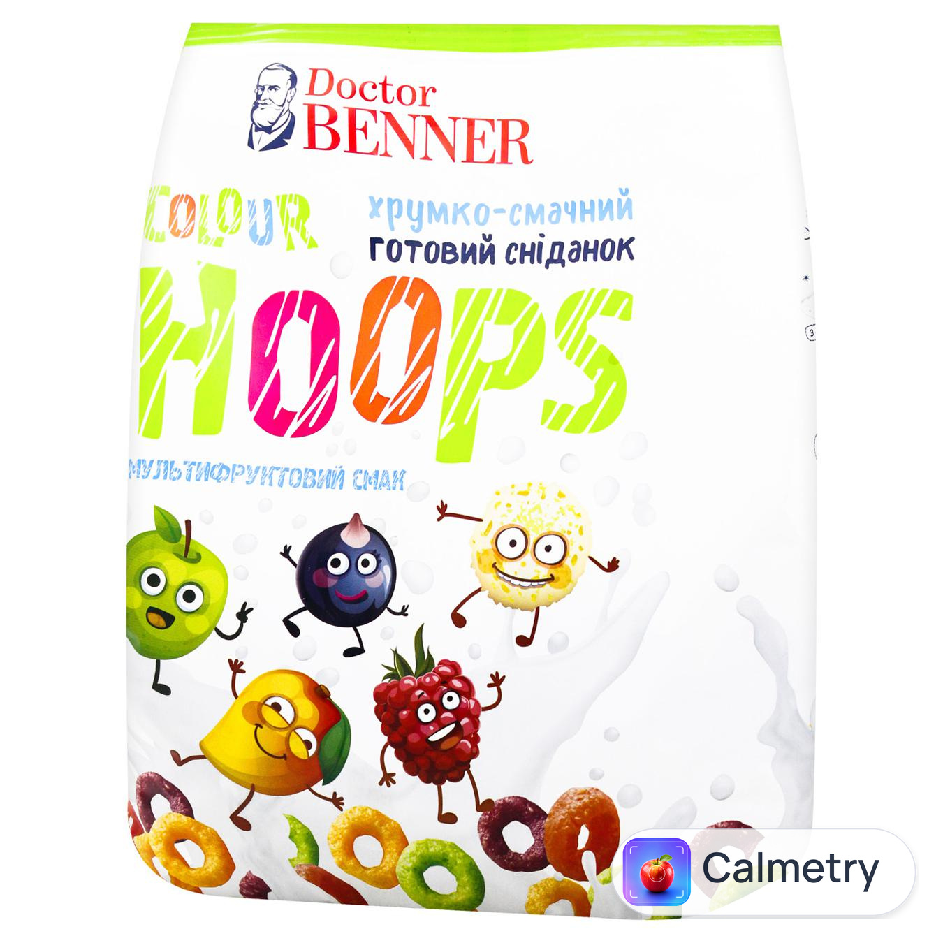Сніданок сухий Doctor Benner Colour Hoops 400г