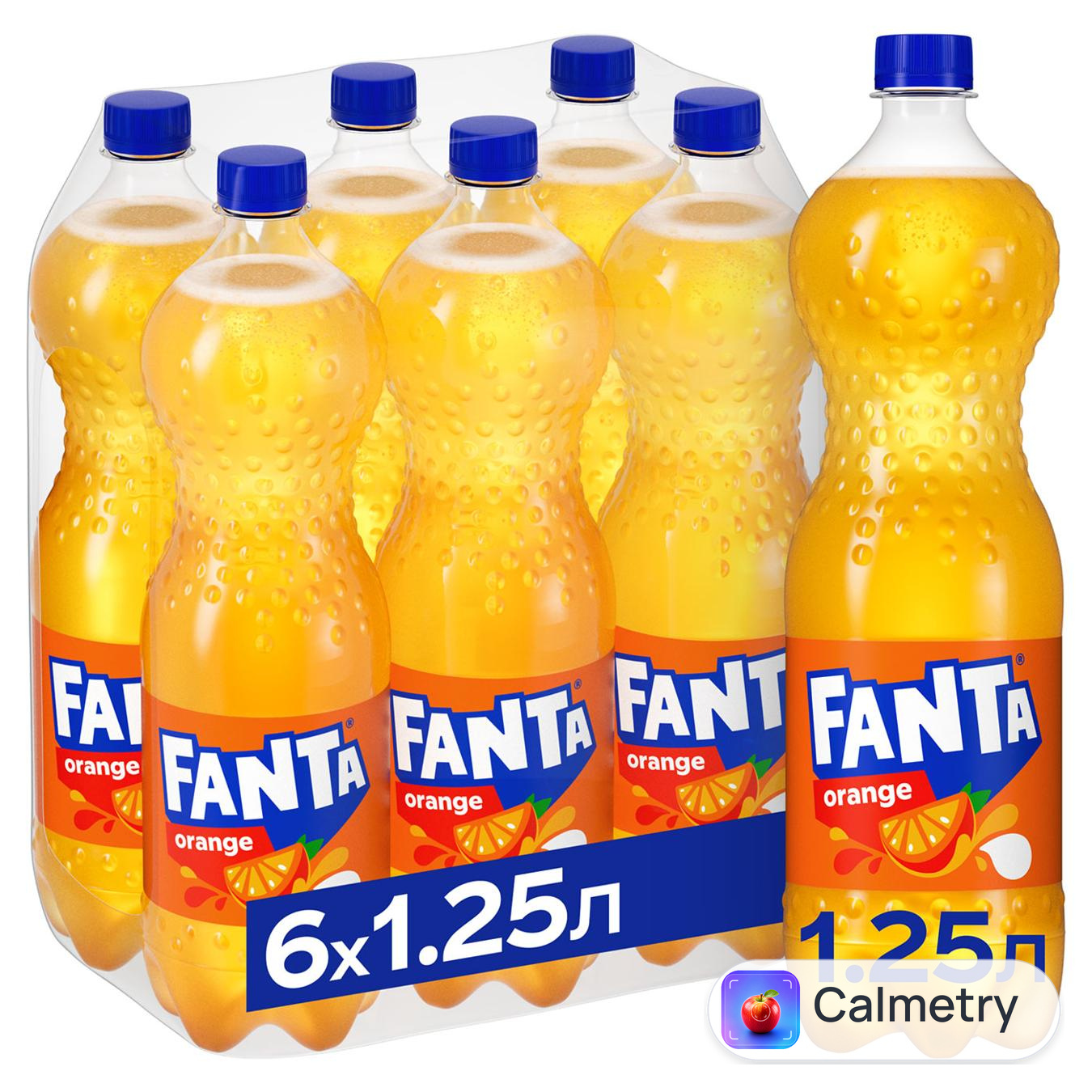 Напій газований Fanta Апельсин 1,25л — фото продукту