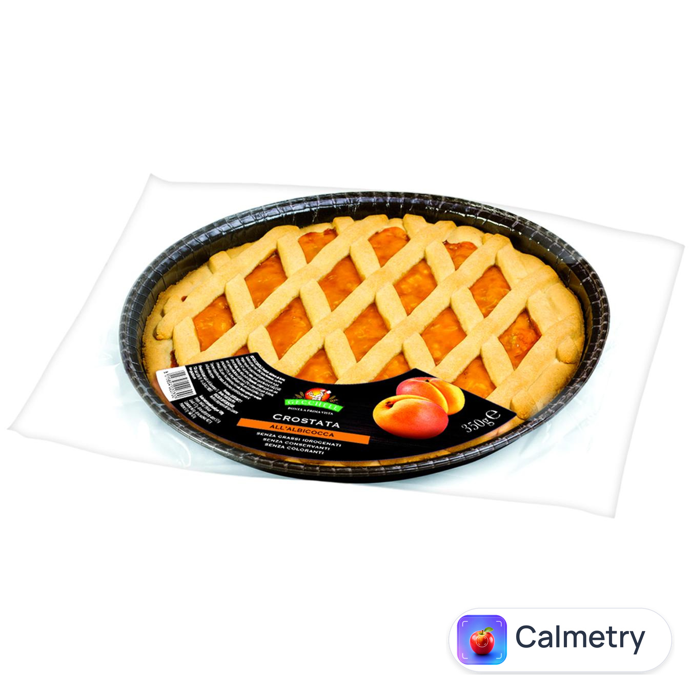 Пиріг Gecchele Crostata з абрикосом 350г — фото продукту