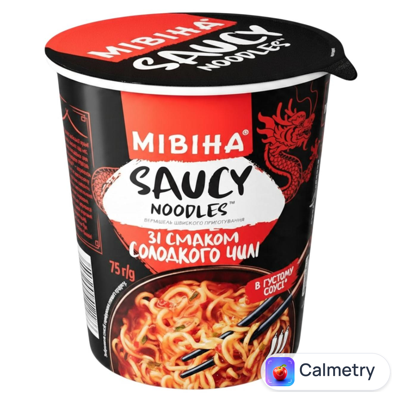 Вермішель МІВІНА® Street Food в соусі солодкий чилі 75г