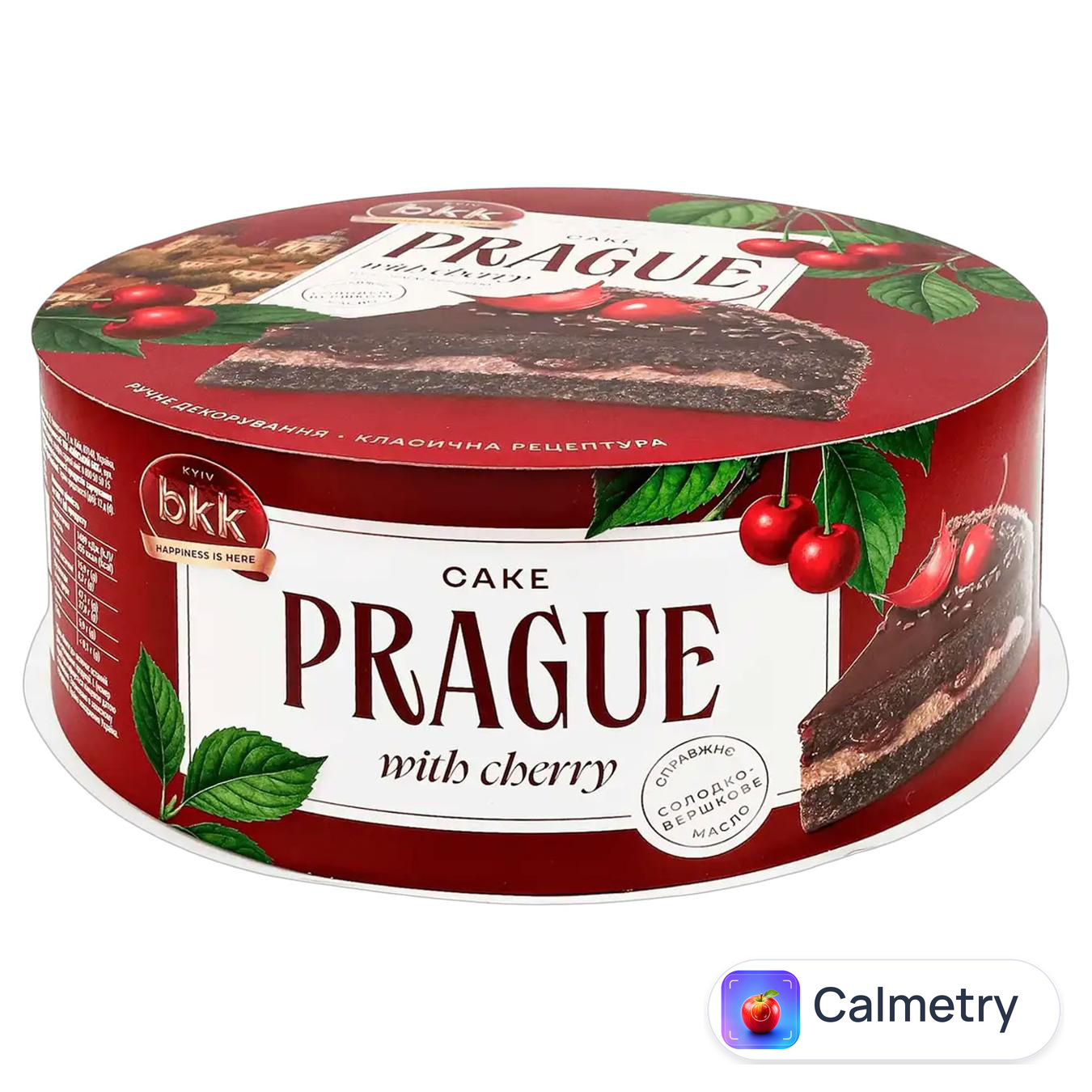 Торт БКК Празький з вишнею 850г
