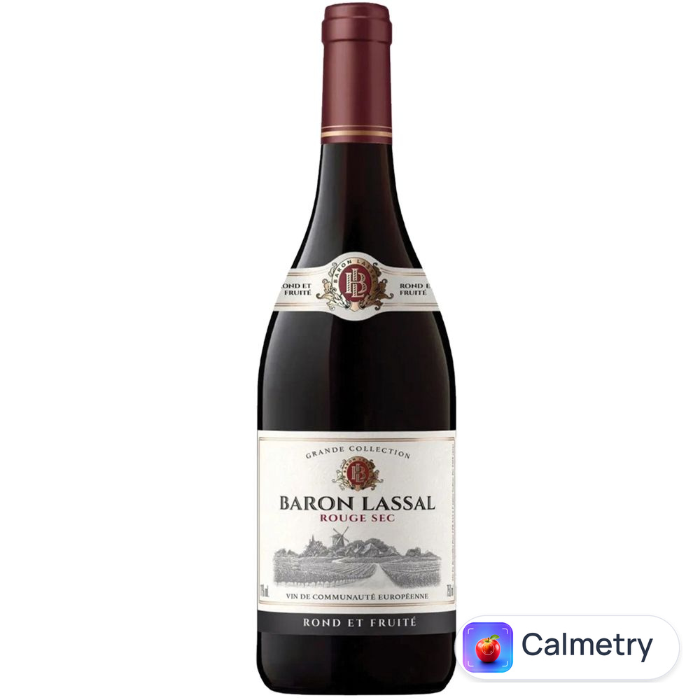 Вино "Baron Lassal" черв. сухе 11% 0,75л Франція