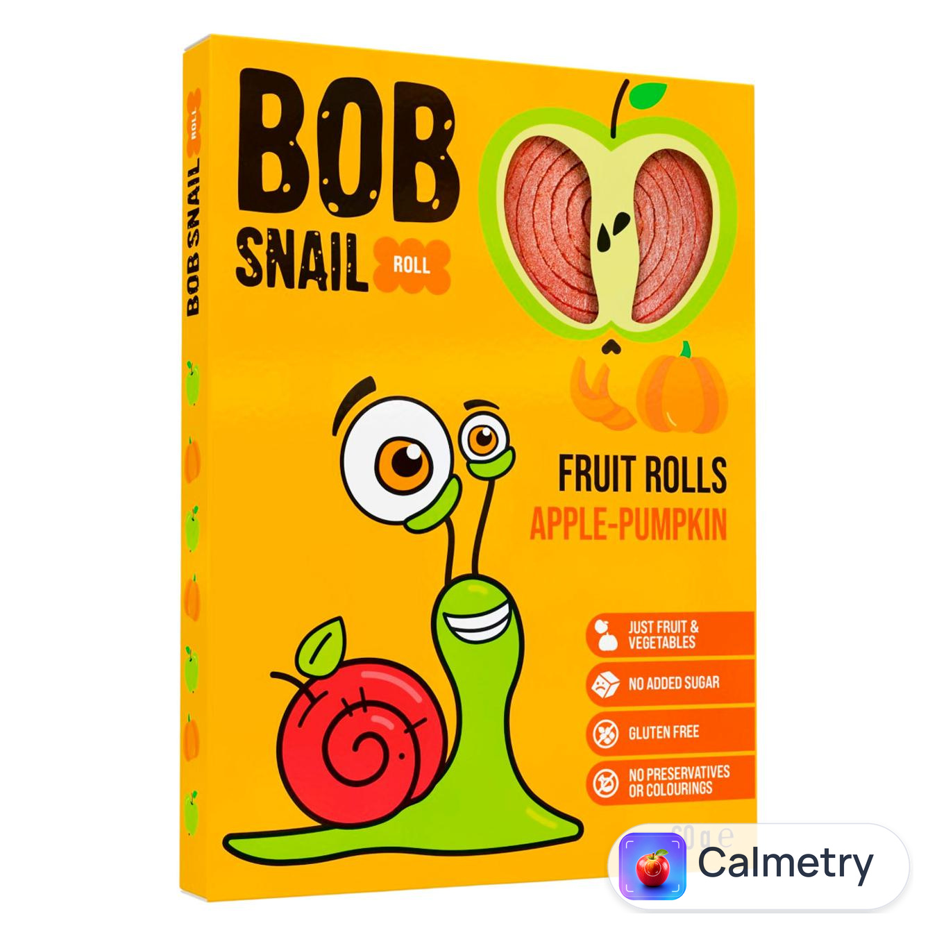 Цукерки Bob Snail натуральні яблучно-гарбузові 60г