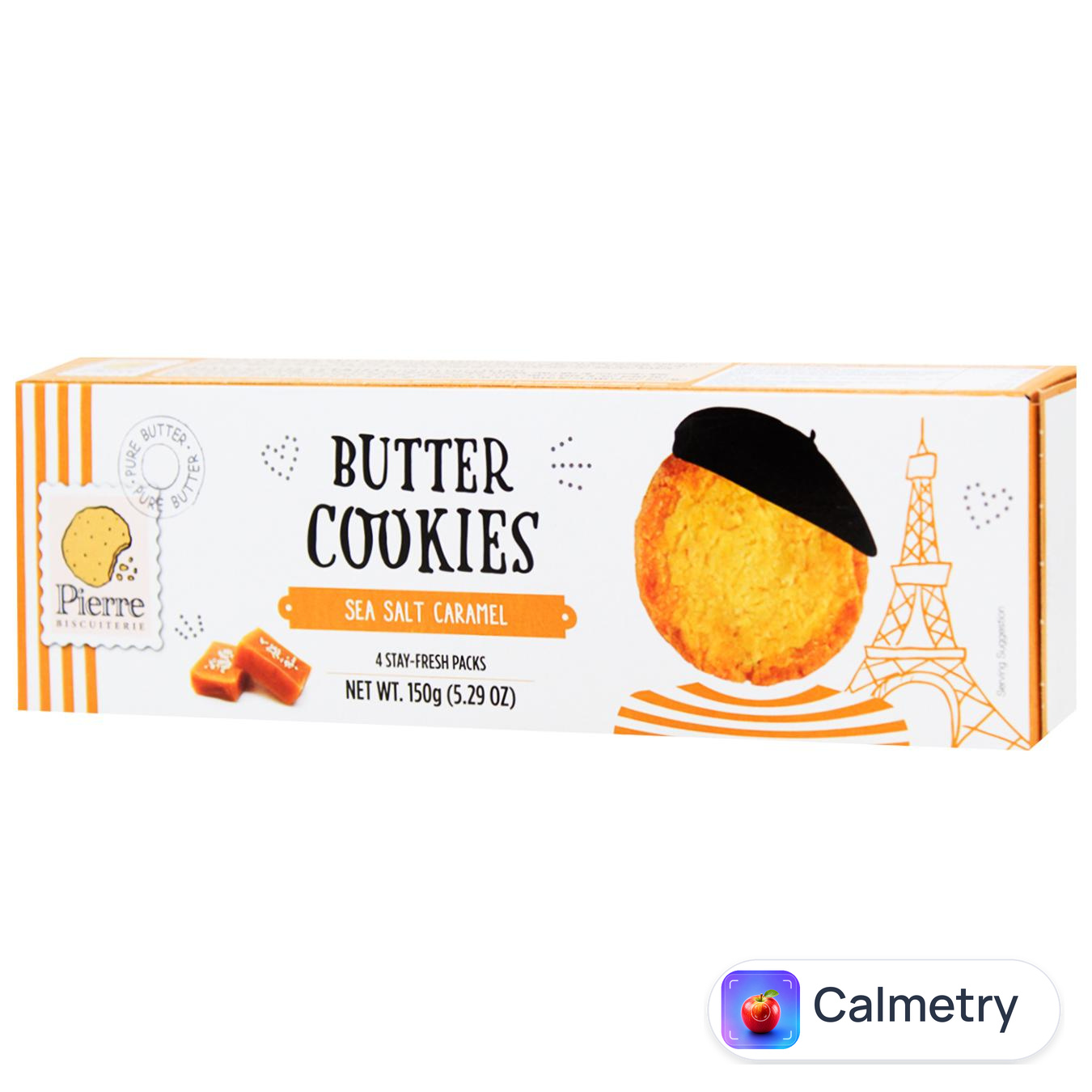Печиво Pierre Biscuiterie з карамеллю 150г