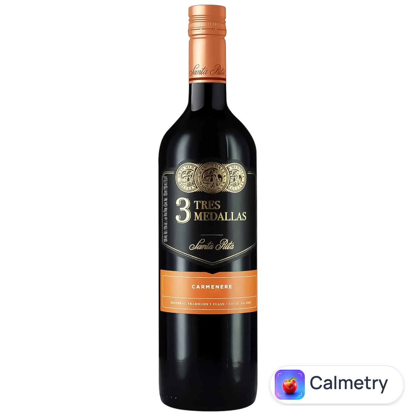 Вино Santa Rita Tres Medallas Carmenere червоне сухе 13% 0,75л