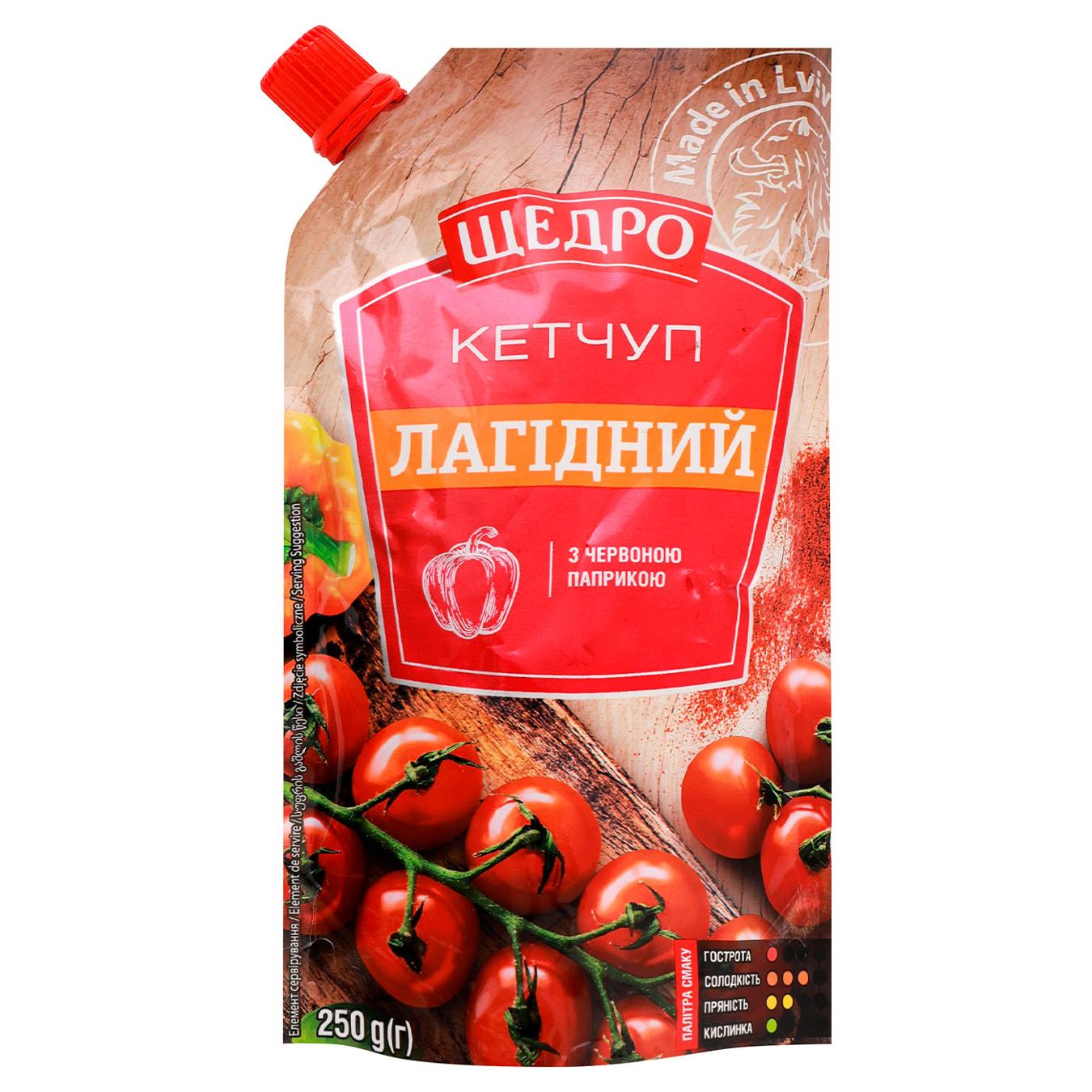 Кетчуп Щедро Лагідний 250г — фото продукту