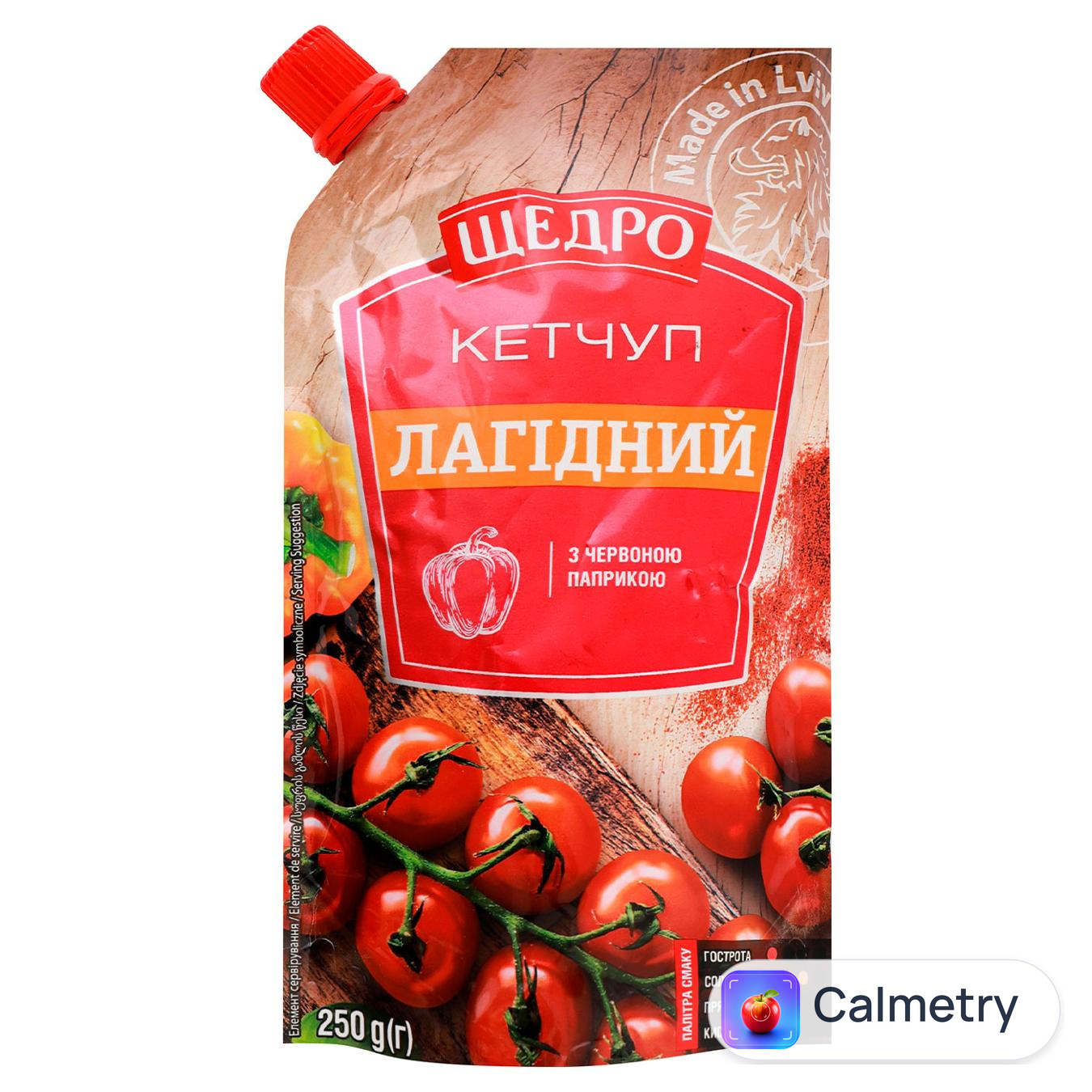 Кетчуп Щедро Лагідний 250г — фото продукту