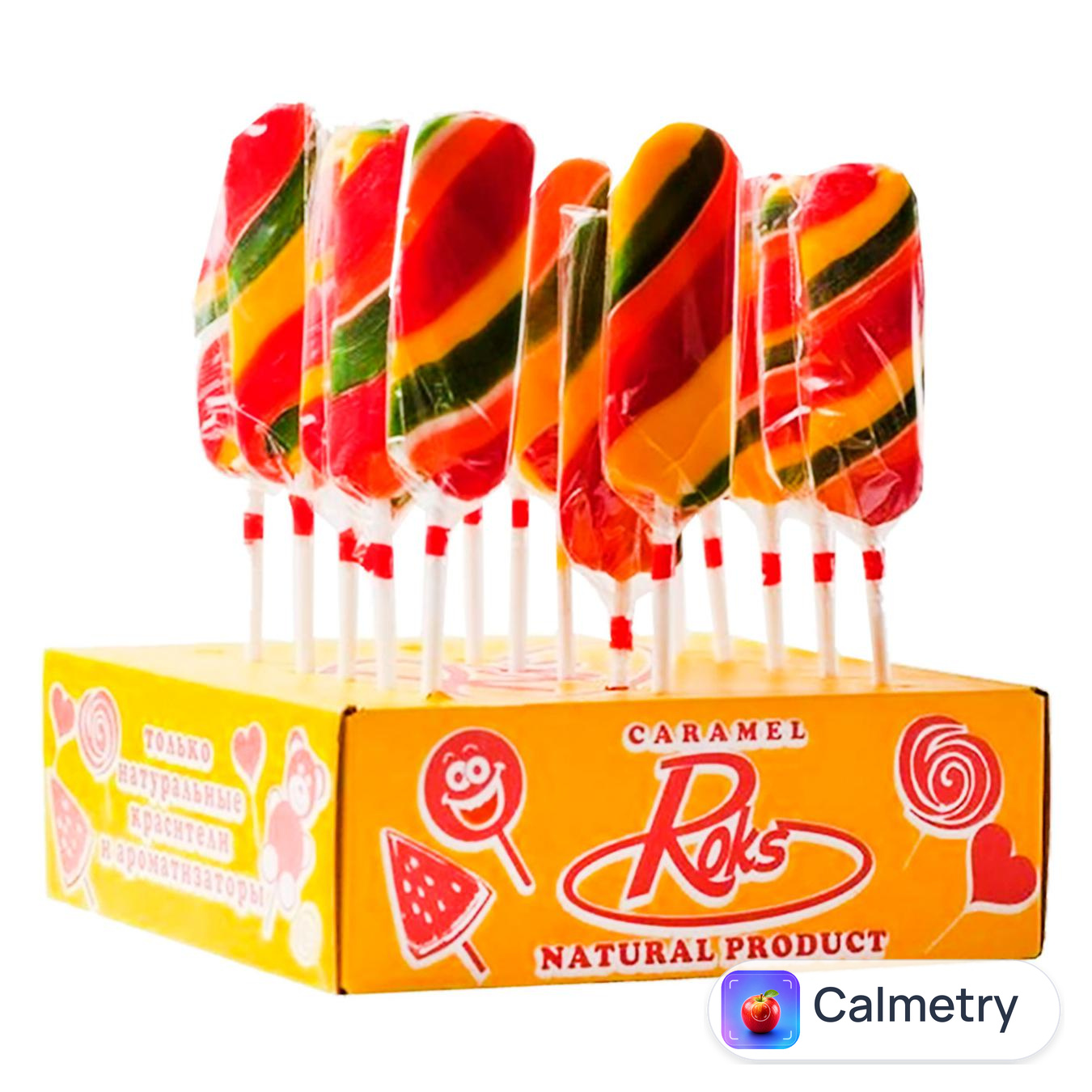 Льодяник Roks Веселка асорті 60г