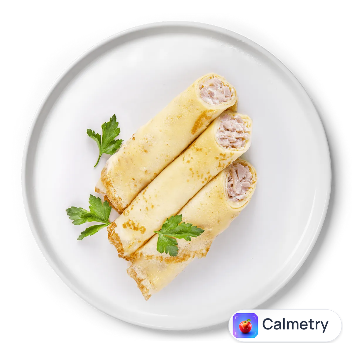 Млинці з шинкою та сиром