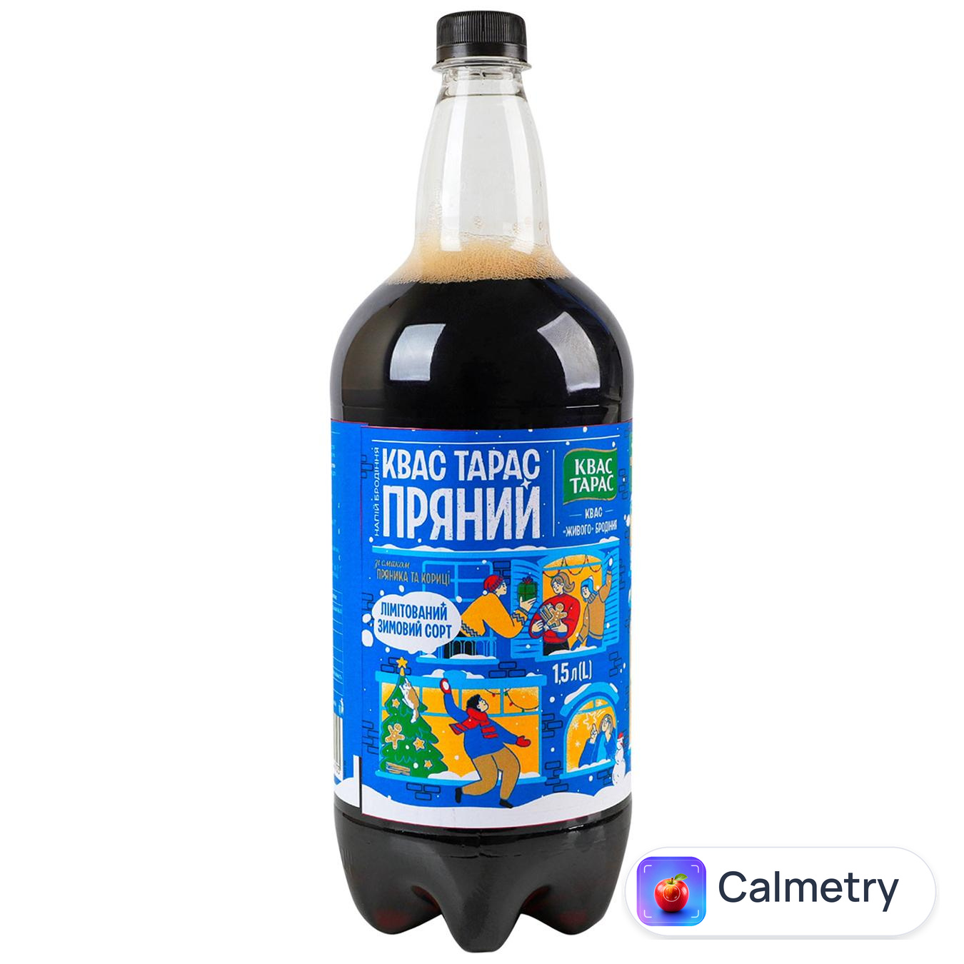 Квас Квас Тарас Пряний зі смаком пряника та кориці 1,5л