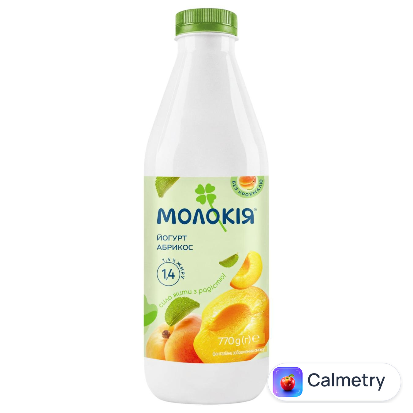 Йогурт Молокія Абрикос 1,4% 770г
