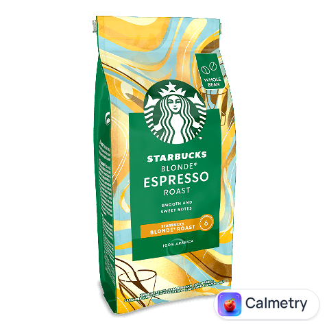 Кава зернова Starbucks Espresso Roast Blonde натуральна смажена, 200г