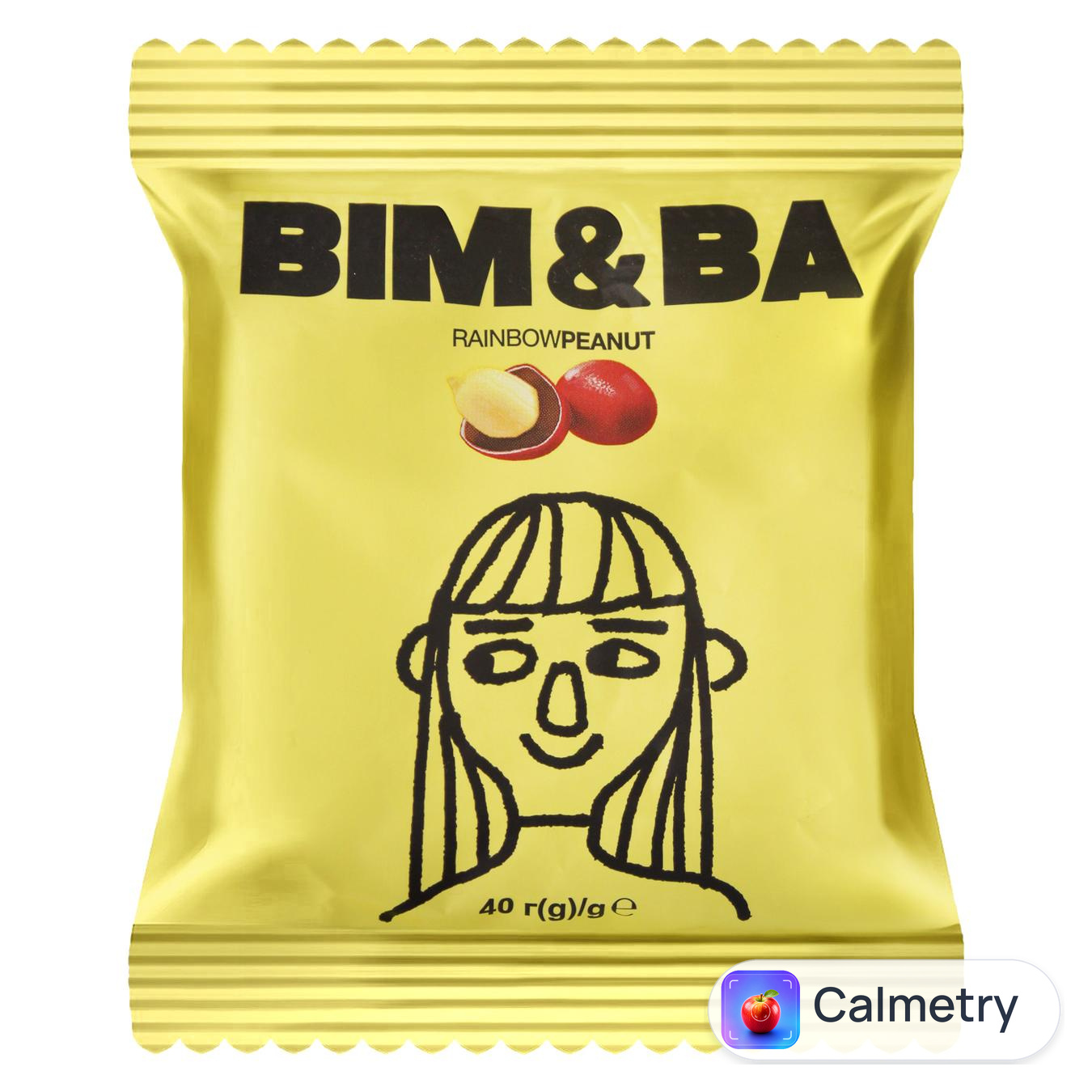 Драже Bim&Ba RainbowPeanut арахіс в глазурі та різнокольоровій оболонці 40г