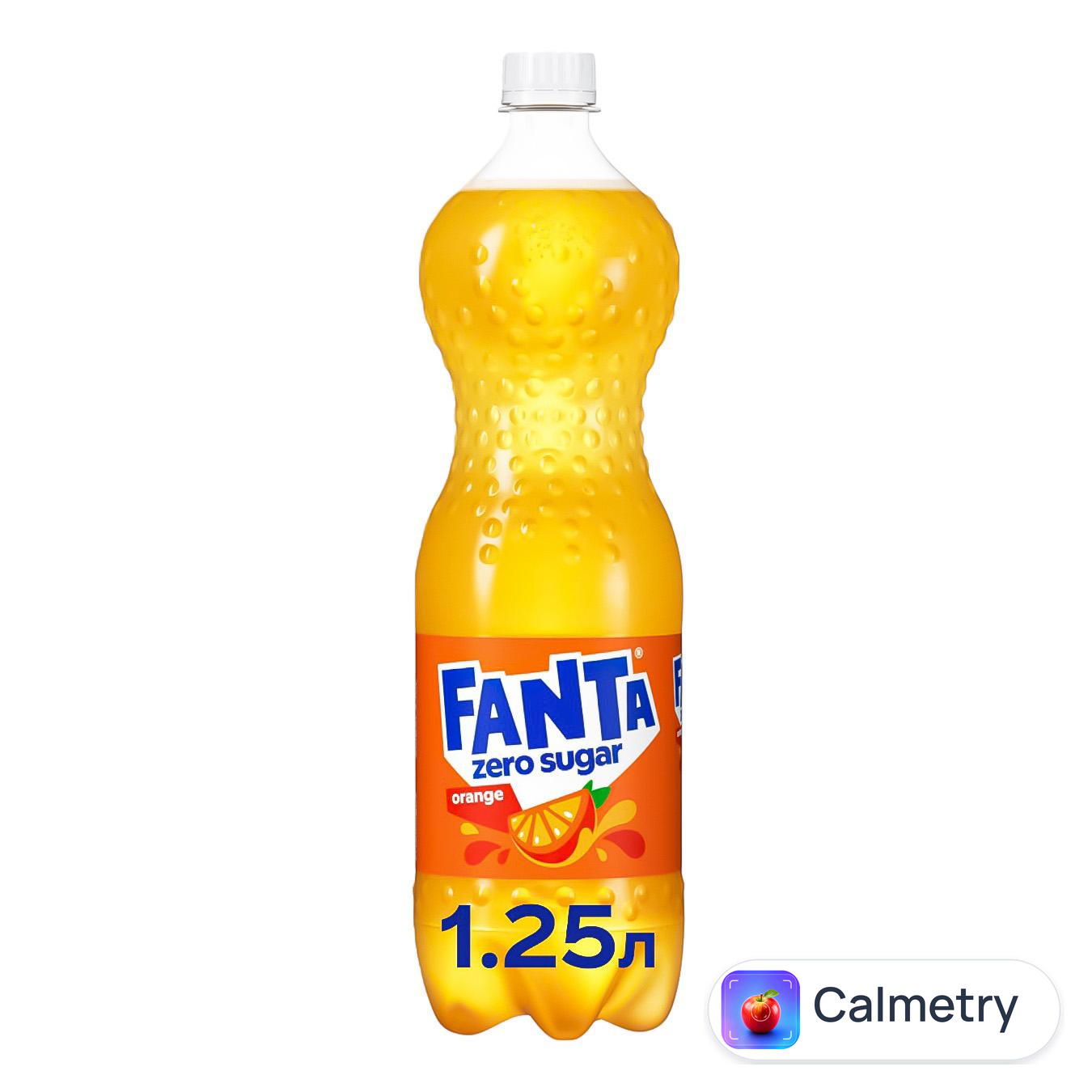 Напій газований Fanta апельсин без цукру 1,25л