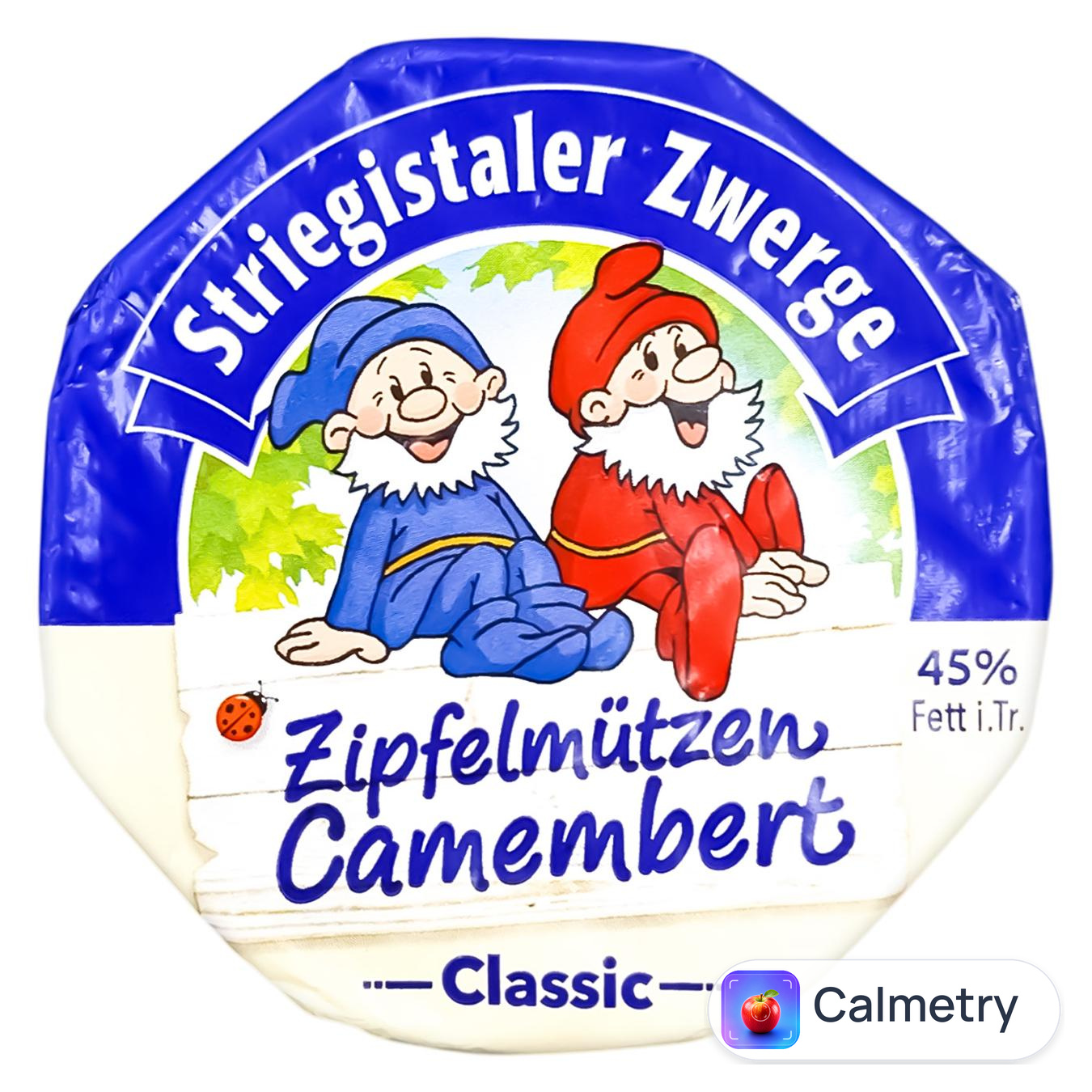 Сир Striegistaler Zwerge Камамбер м`який з пліснявою 45% 125г — фото продукту