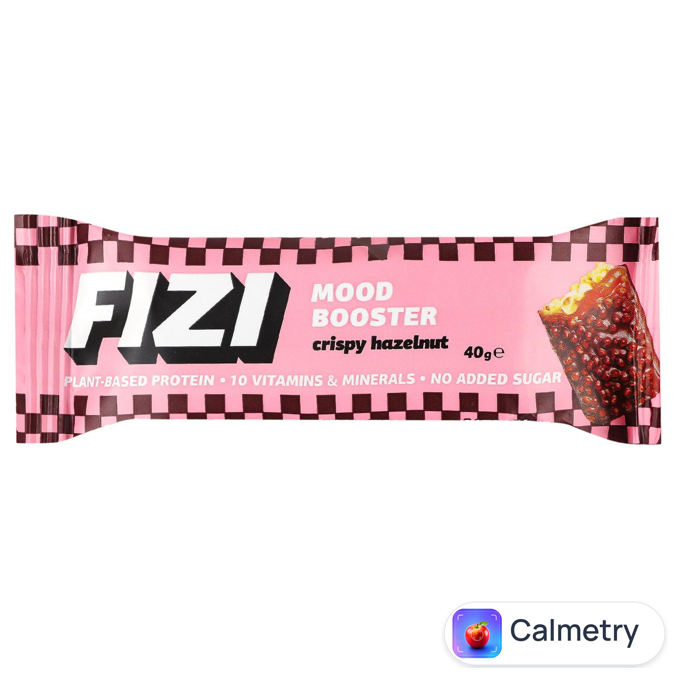 Батончик Fizi Crispy Hazelnut у шоколадній глазурі 40г — фото продукту