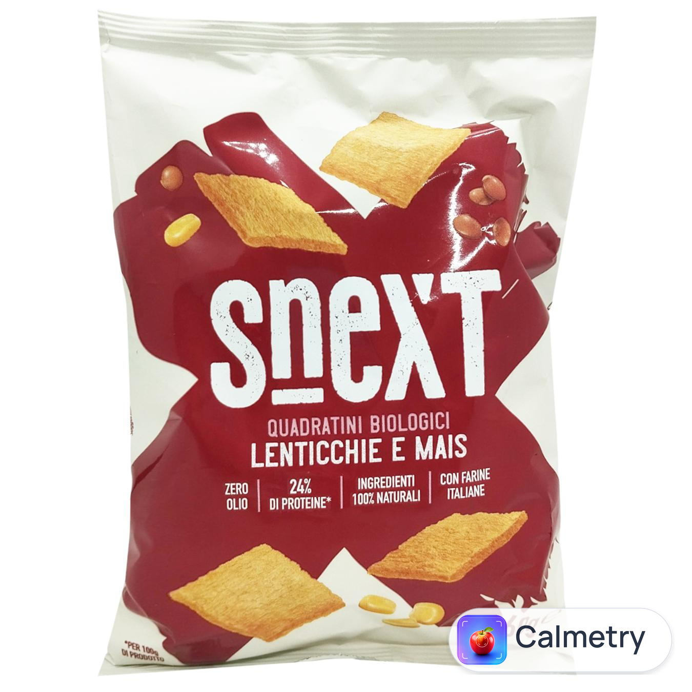 Снеки Snext із сочевиці та кукурудзи органічні 60г