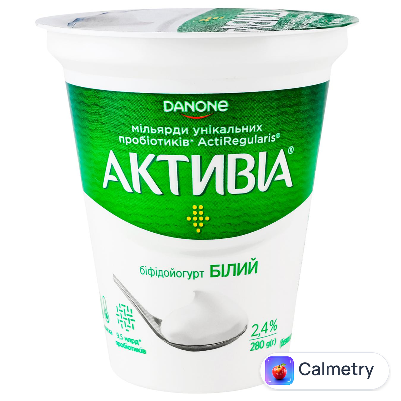 Біфідойогурт Danone Активіа Білий 2,4% 280г