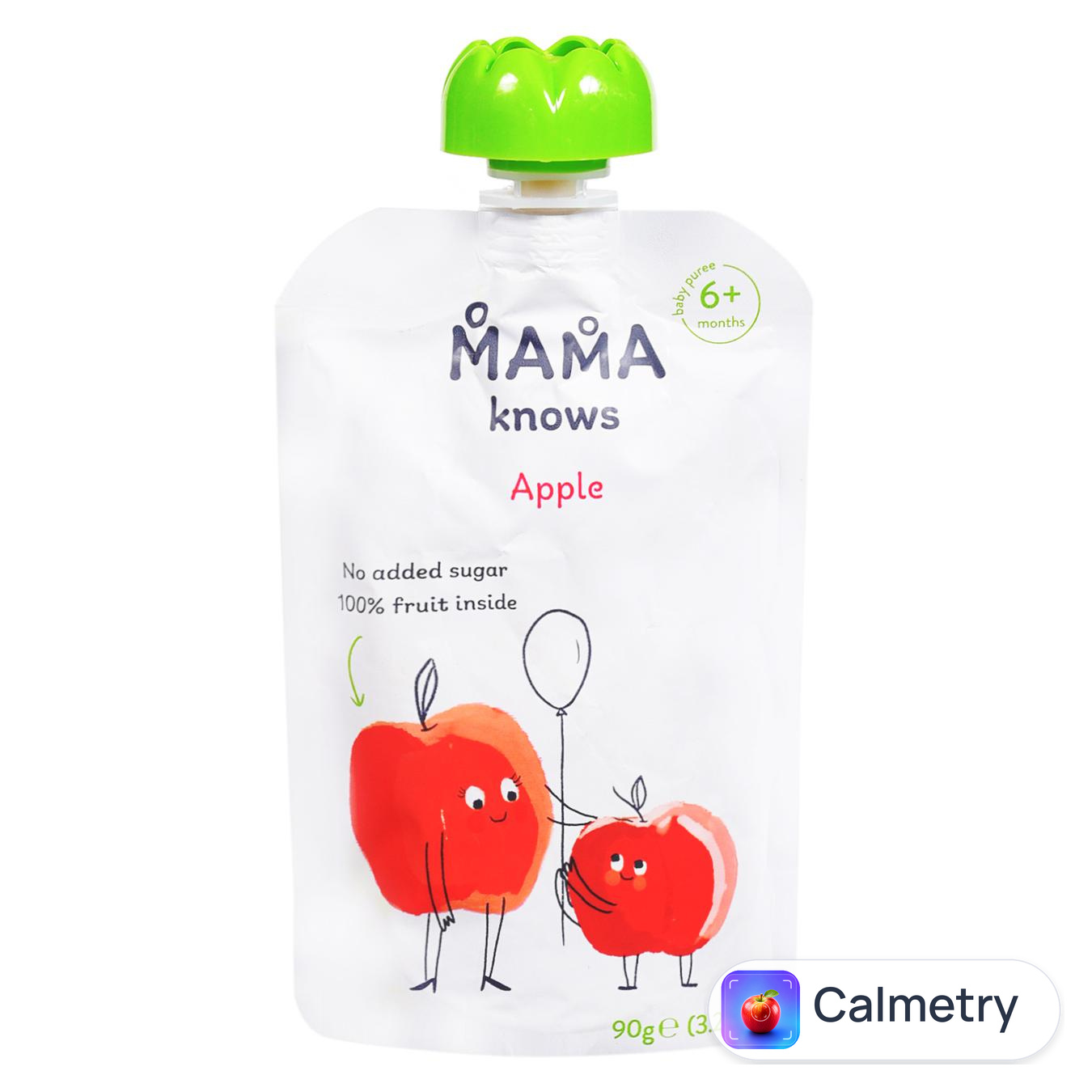 Пюре Mama knows яблуко без цукру 90г
