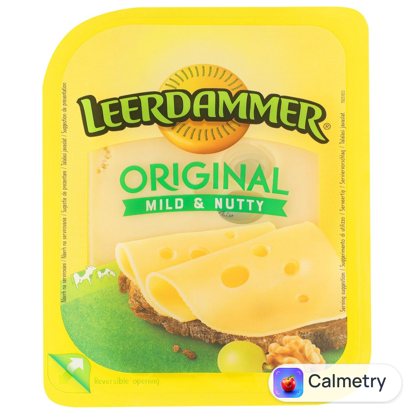 Сир Leerdammer Original твердий нарізаний 45% 100г
