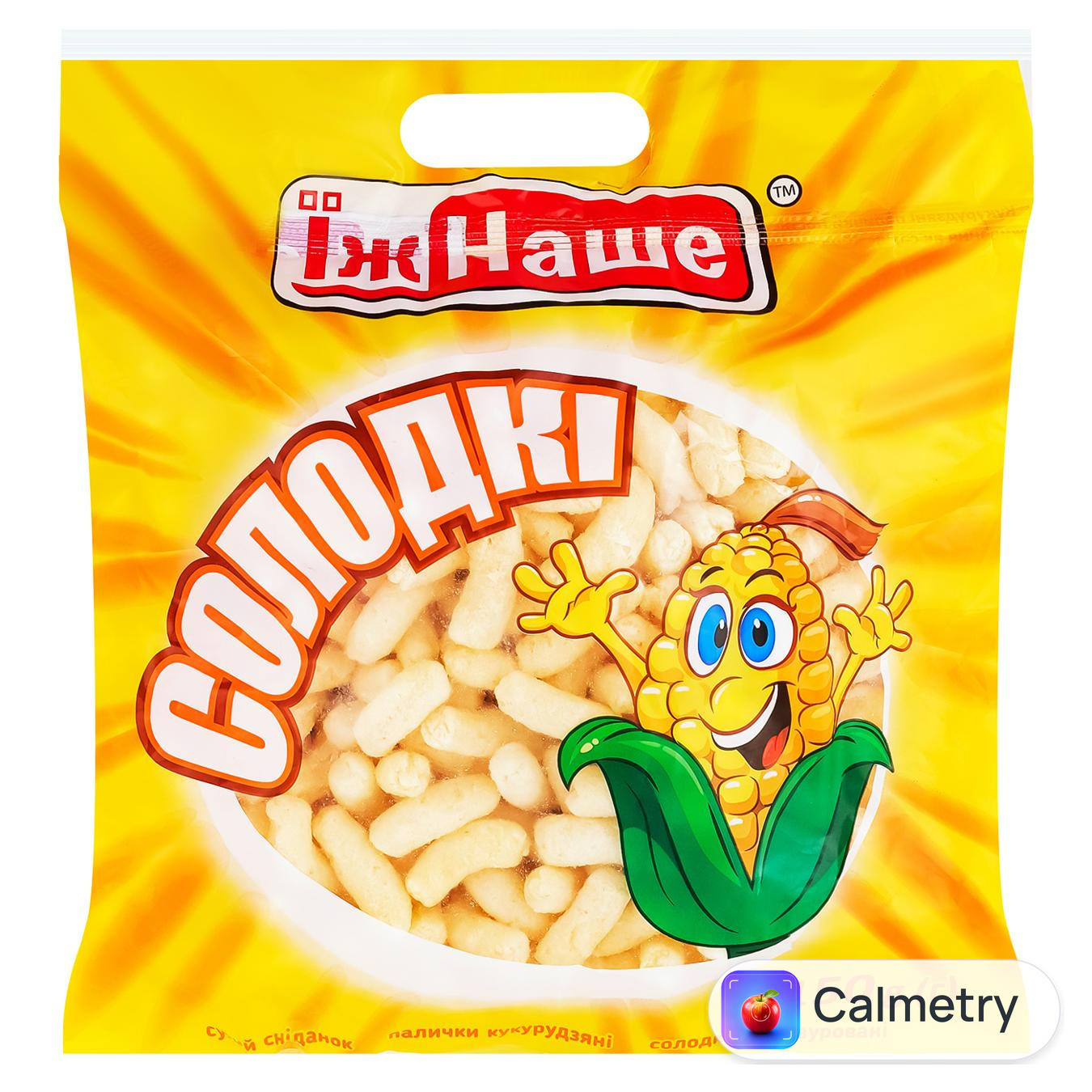 Палички кукурудзяні Їж Наше солодкі 150г — фото продукту