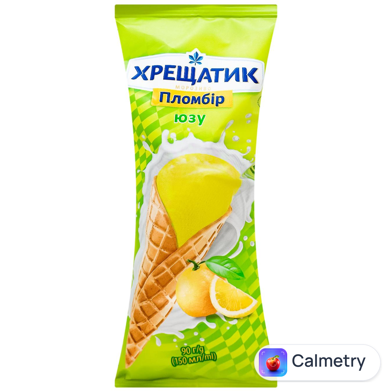 Морозиво Хрещатик зі смаком лимону та юзу 90г