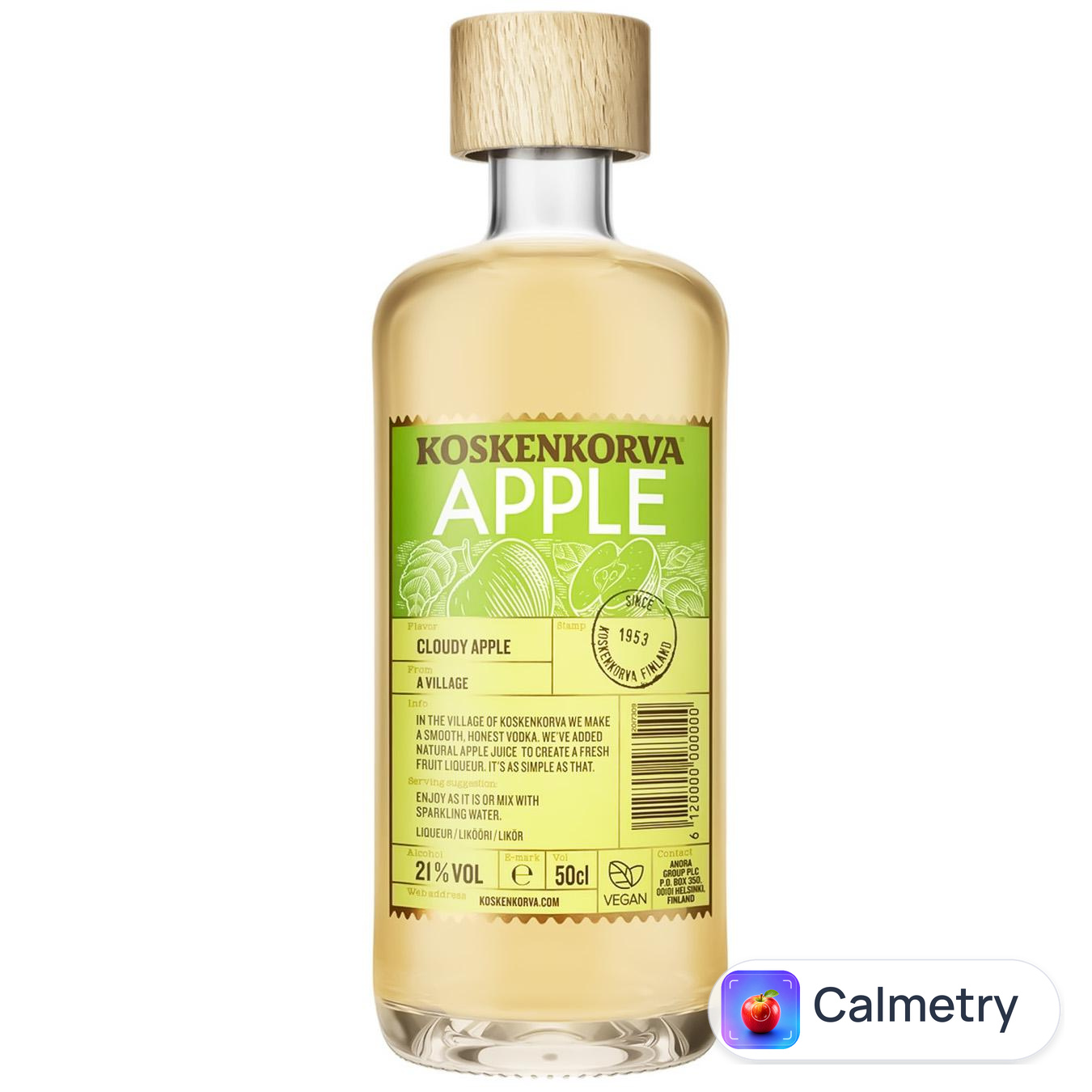 Лікер Koskenkorva Apple 21% 0,5л