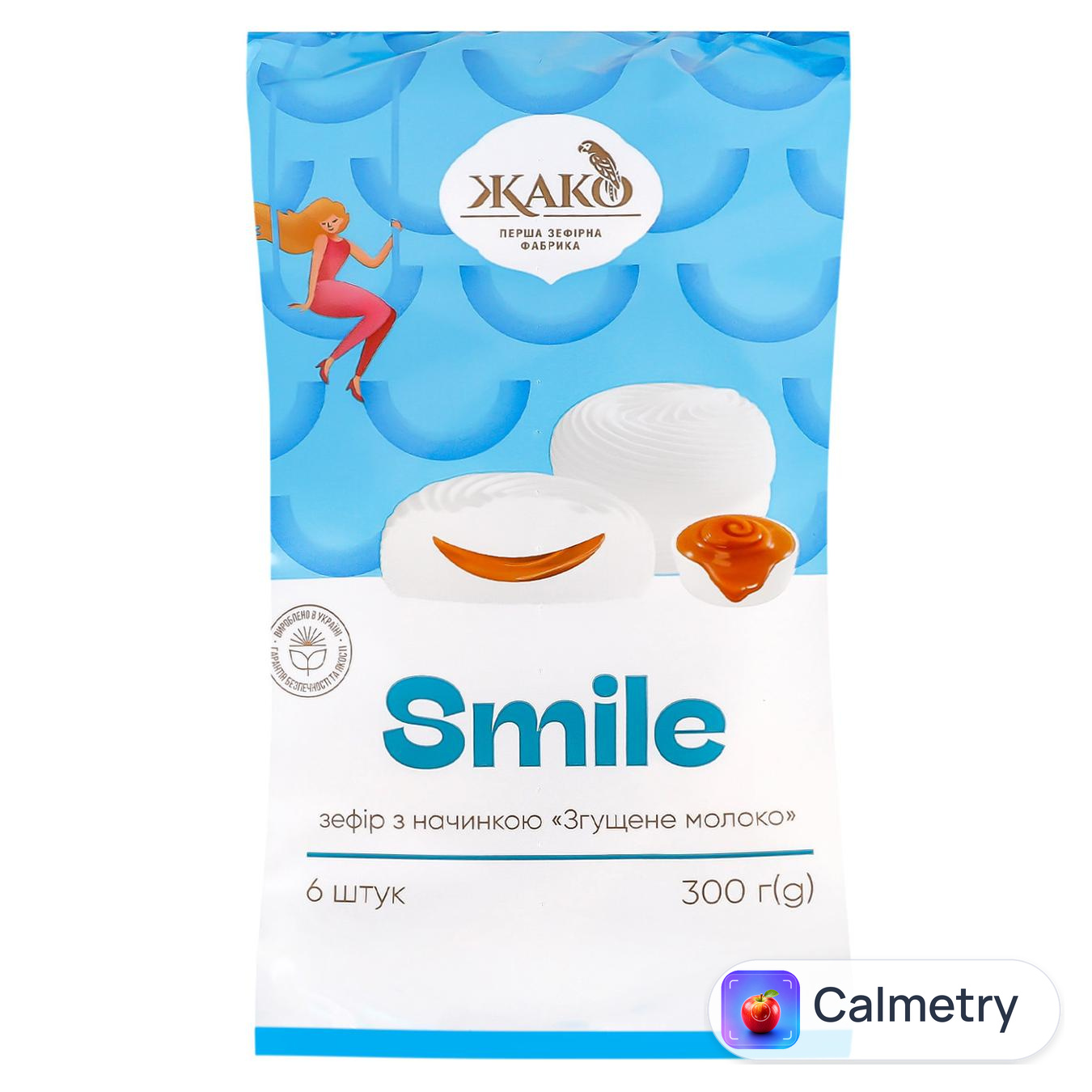 Зефір Жако Smile із згущеним молоком 300г — фото продукту