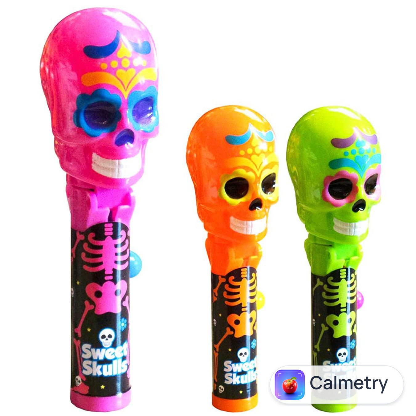 Льодяник Bip Sweet Skulls Pop Ups 10г в асортименті