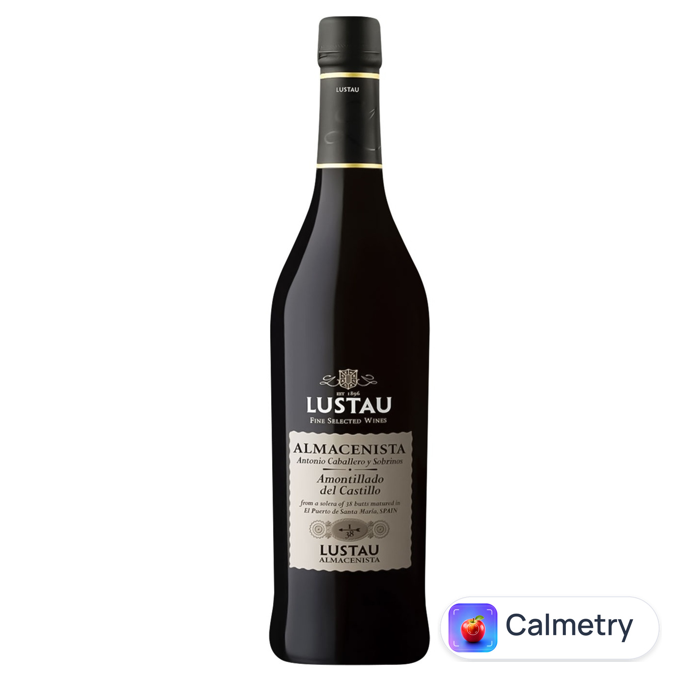 Херес Emilio Lustau Amontillado del Castillo білий сухий 21,5% 0,5л