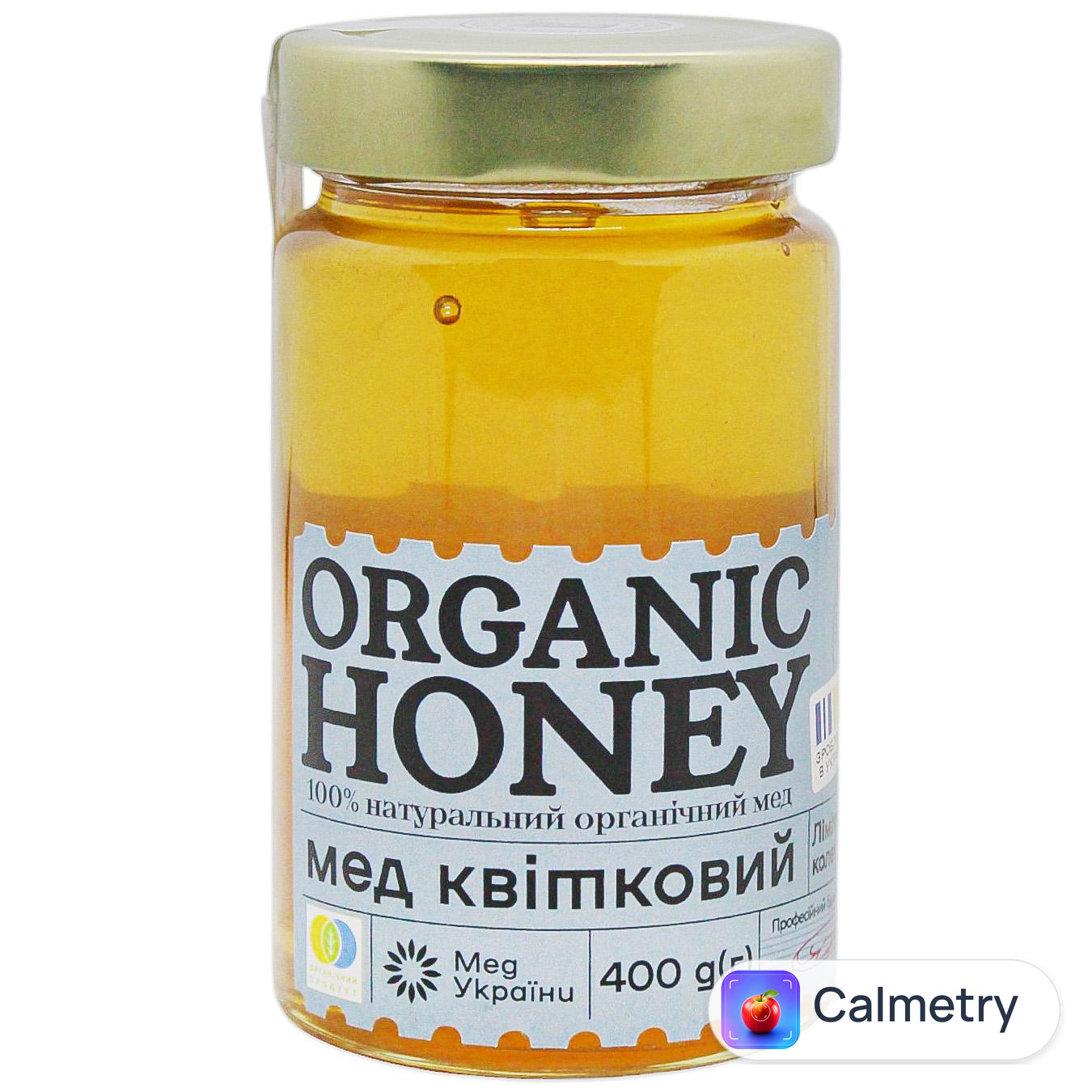 Мед України квітковий органічний 400г — фото продукту