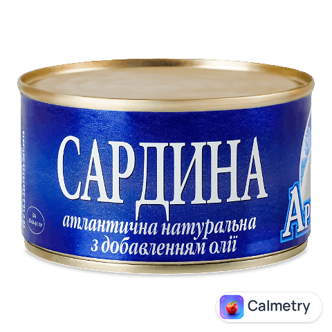Сардини АрктикА натуральні з додаванням олії, 230г