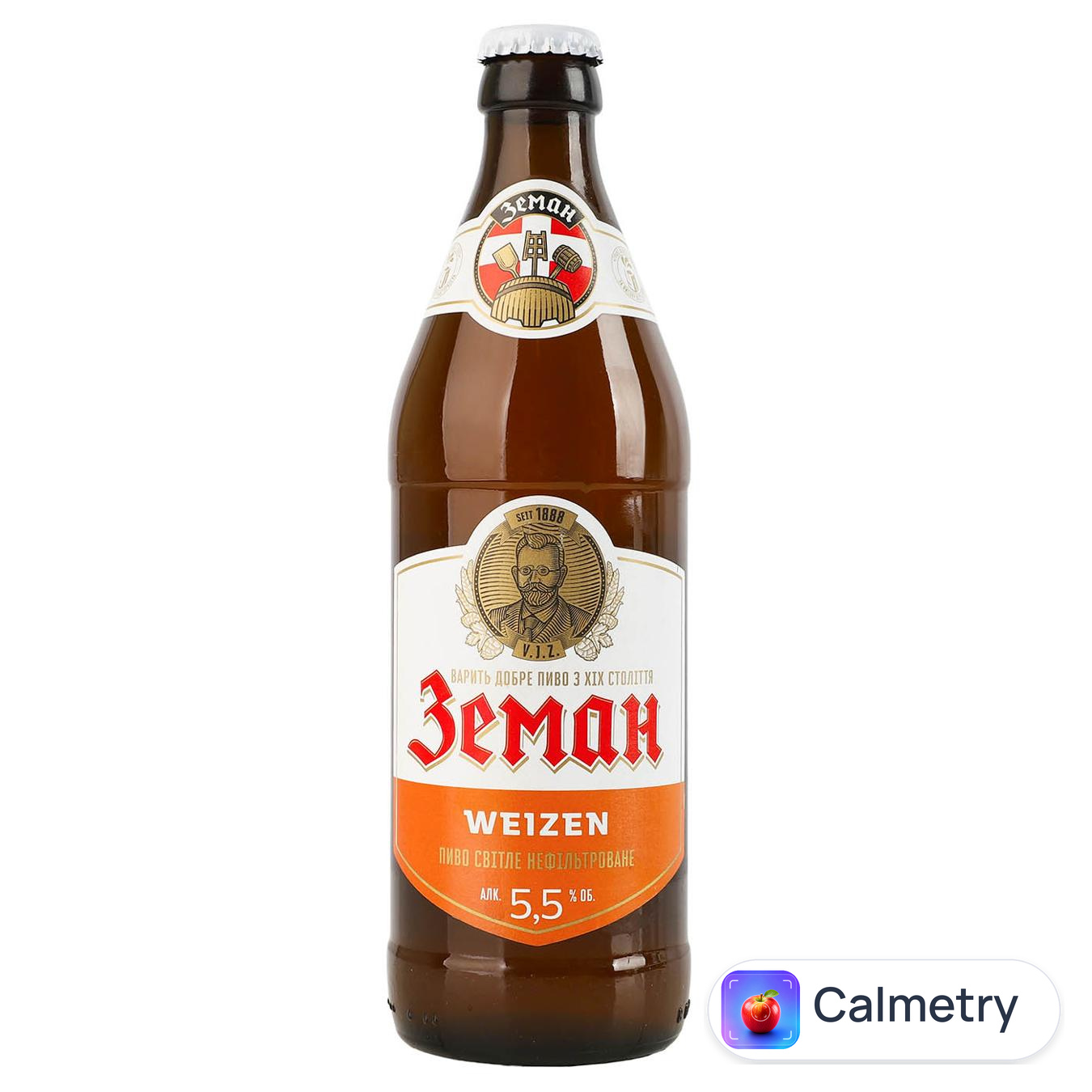 Пиво Земан Weizen світле 5% 0,5л — фото продукту