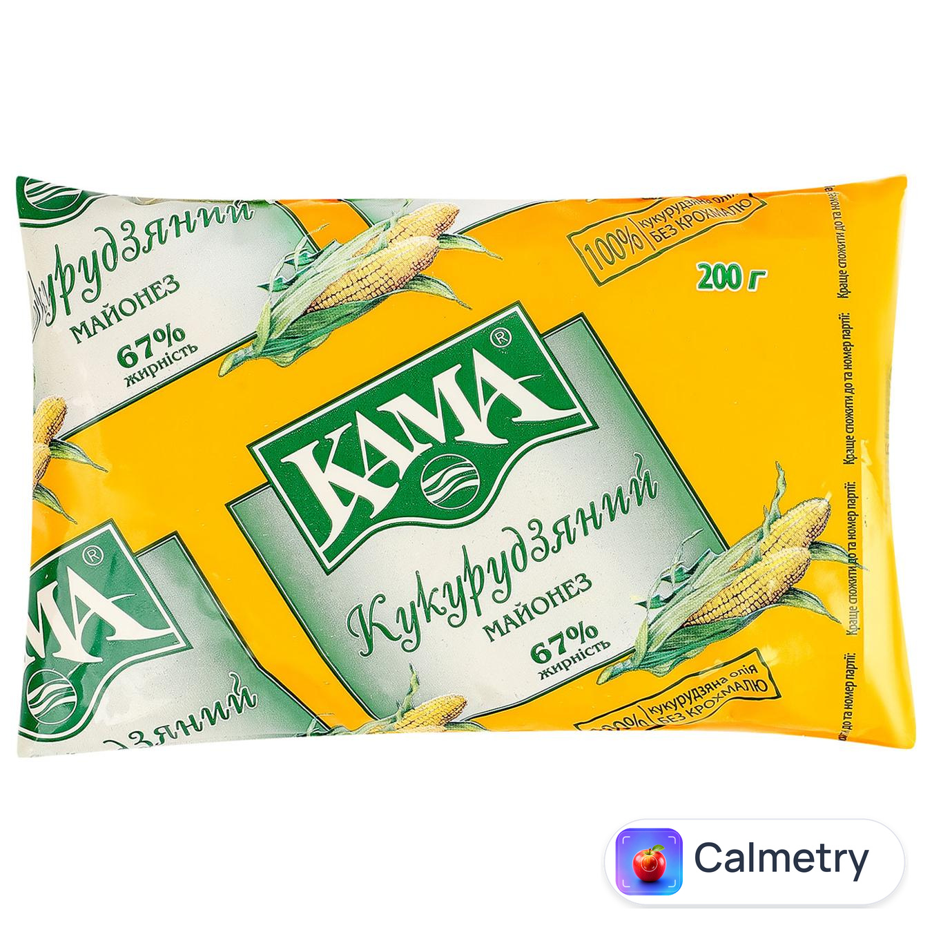 Майонез Кама Кукурудзяний 67% 200г
