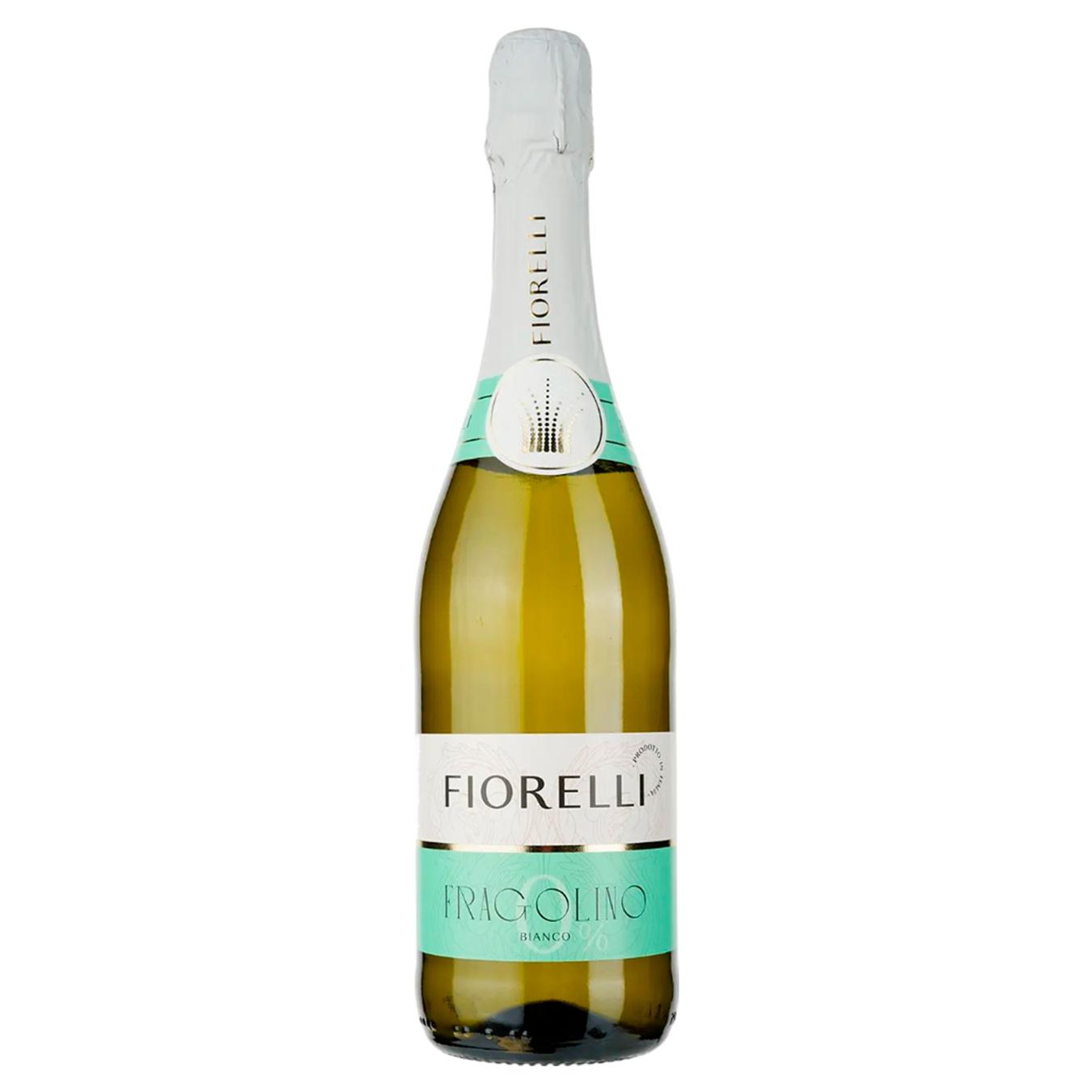 Напій ароматизований Fiorelli Fragolino Bianco безалкогольний 0,75л — фото продукту