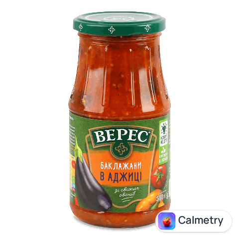 Баклажани «Верес» в аджиці, 500г