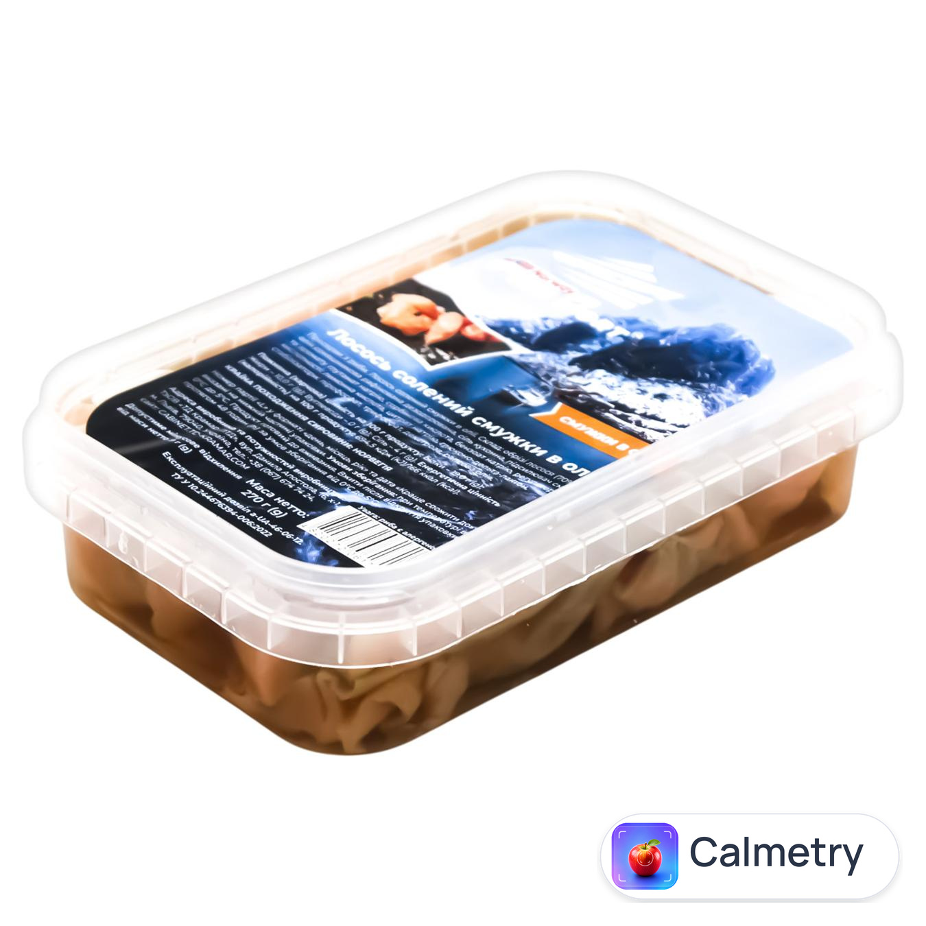 Лосось Fish Port солений смужки в олії 270г