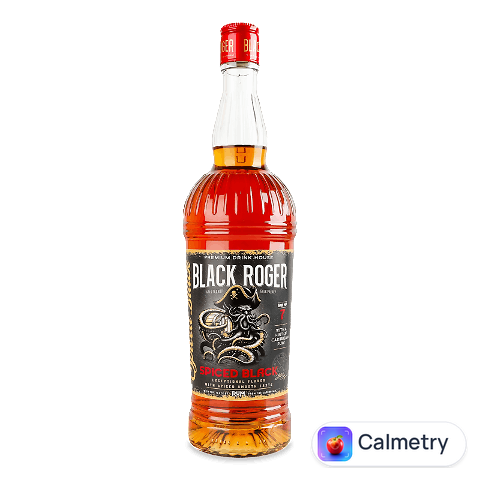 Напій спиртний Black Roger Spiced Black з ромом, 0,7л