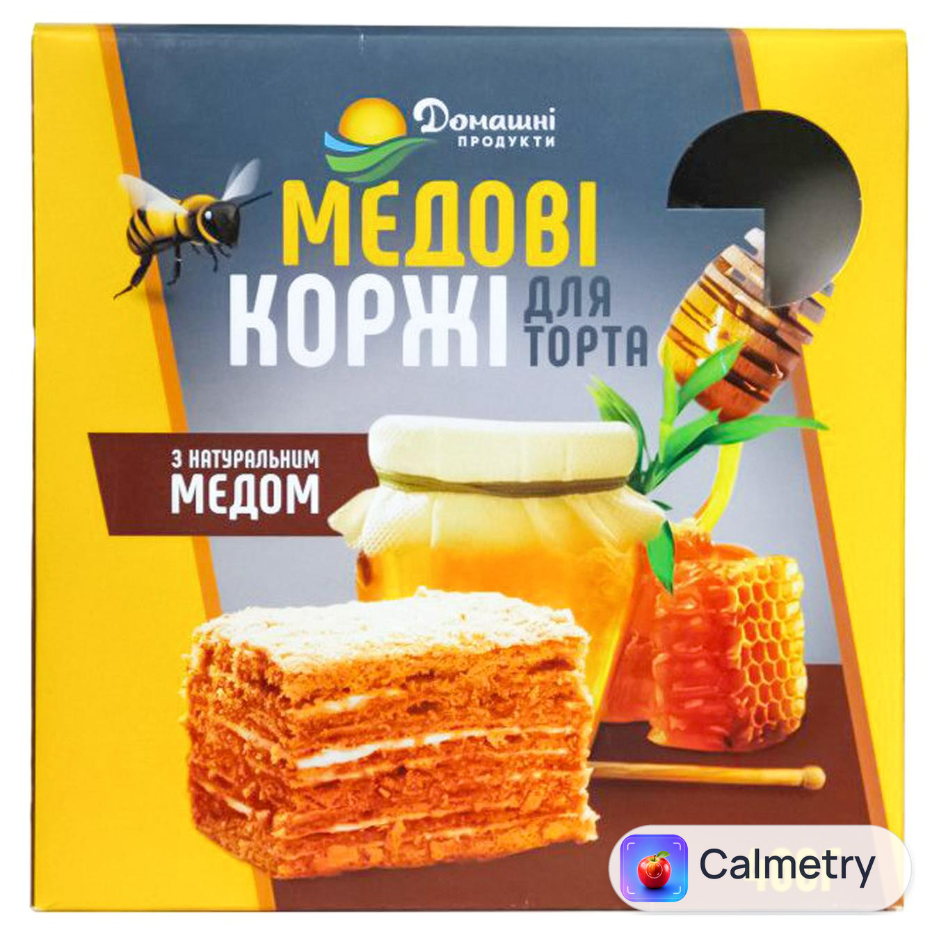 Коржі для торта Домашні Продукти Медові 400г