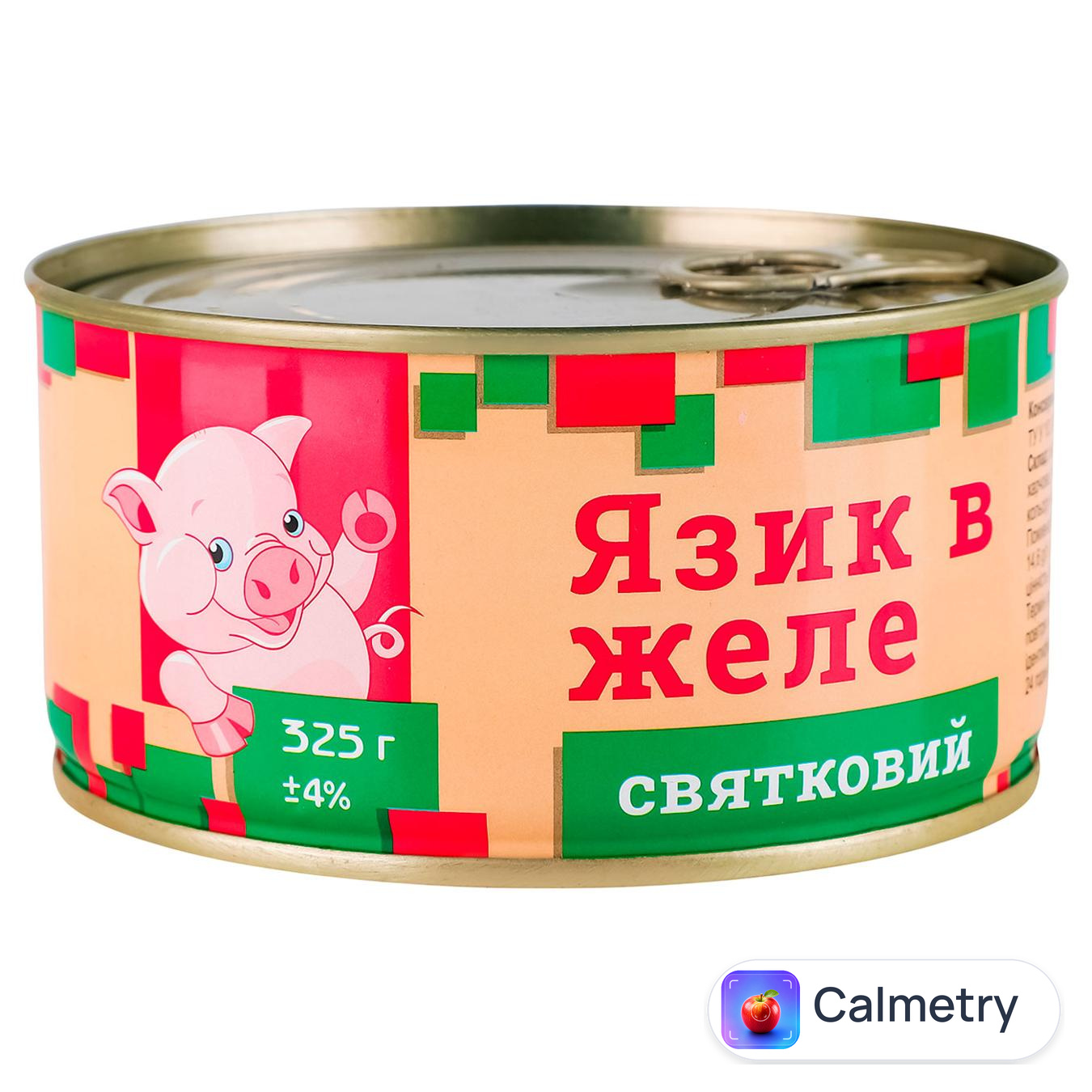 Язик П'ятачок святковий в желе 325г