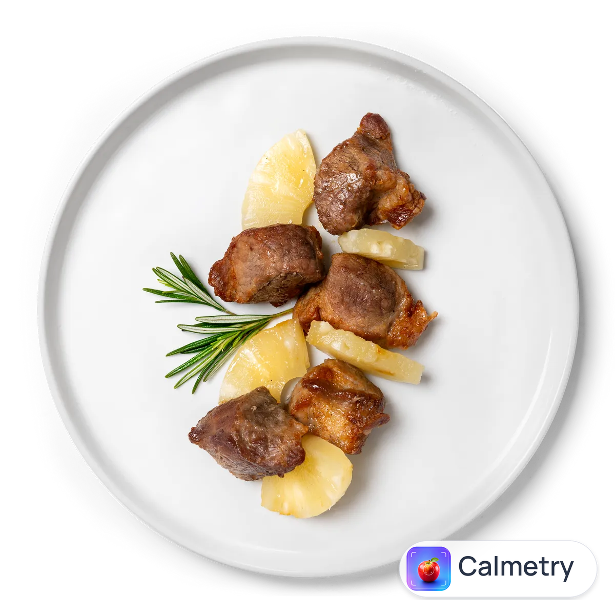 Шашлик з курки з ананасом