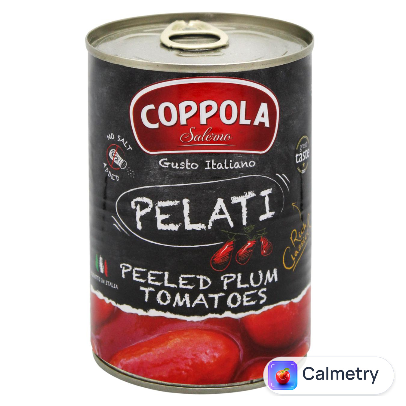 Томати Coppola Salerno сливки очищені 400г — фото продукту