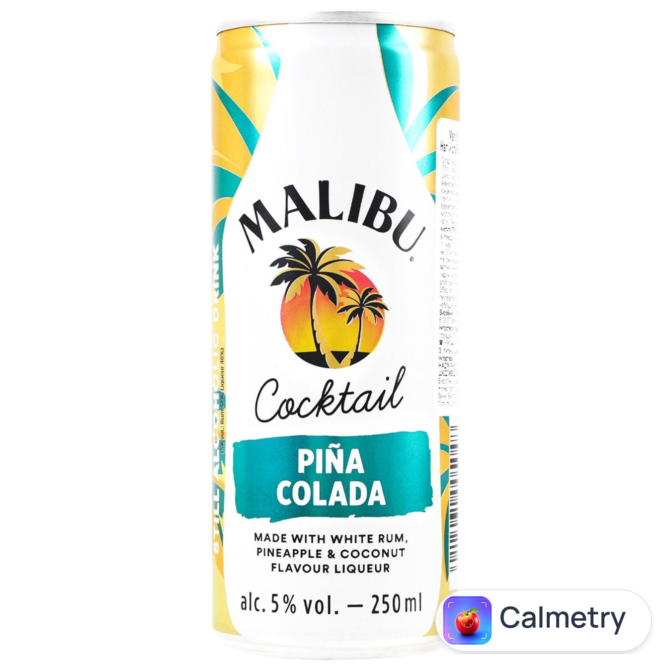 Напій слабоалкогольний Malibu Cocktail Pina Colada 5% 250мл