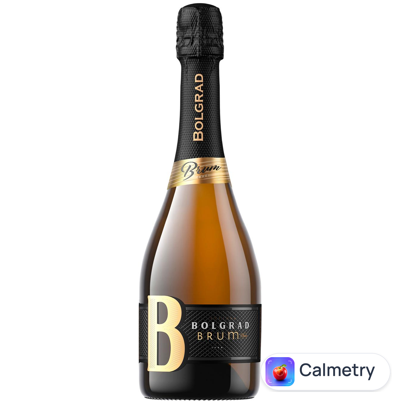 Напій алкогольний Bolgrad Brum білий сухий сильногазований 10,5% 0,75л